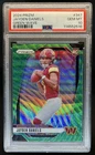 2024 Panini Prizm Jayden Daniels RC Green Wave Rookie #347 Commanders PSA 10
