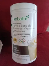 Herbalife Formula 1 Nutritional Shake Mix  Cookies 'n Cream 550g.Mexican Product
