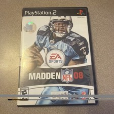 EA Sports Madden NFL 08 PS2 Football Sports E NTSC-U/C w/ Case