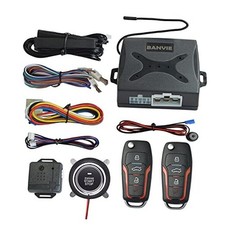 Car Alarm System Push to Start Ignition Kit, PKE Passive 1. without siren