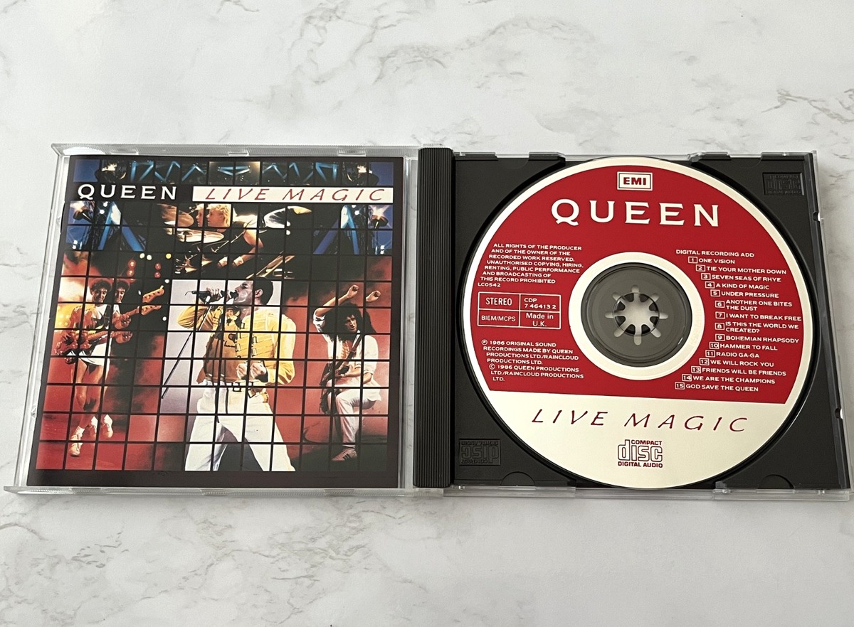 Queen Live Magic CD ORIGINAL UK PRESS! 1986 EMI CDP 7464132