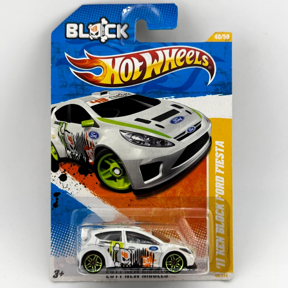 Hot Wheels Blanco 11 Ken Block Ford Fiesta 40/244 11 Nuevo Modelo 40/50 Sellado Como Nuevo Foto 2 de 4