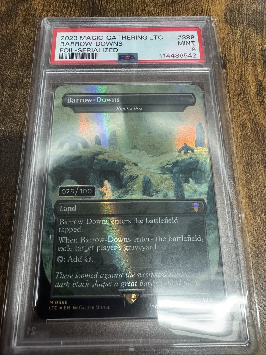 mtg serialized cards lotr I finally have a serialized card from LOTR