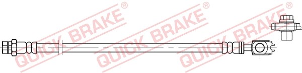 Hinterachse Links Quick Brake 59.802X Bremsschlauch FüR Seat,Skoda-image