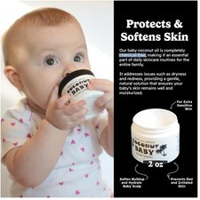 Organic Coconut Baby Oil - Eczema Care - 2 fl oz