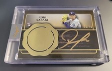 Roki Sasaki 2025 Topps Five Stars Rc Rookie Auto Golden Graphs /10!!!!!