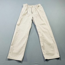 Cherokee Boys Khaki Pants Size 10 Adjustable Waist Cotton School Uniform Beige
