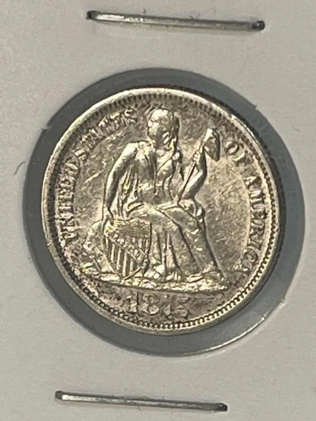 1875 年坐姿自由女神硬币(1837-1891) | eBay