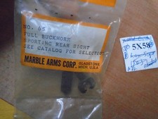 Marbles 65 Full Buckhorn Rear Sight Fits Winchester Carbines 22 Rifles Nos Marbles 65 Full Buckhorn Rear Sight Fits Winchester Carbines 22 Rifles Nos
