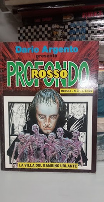comic DARIO ARGENTO presents DEEP RED N° 3 Scorpio SRL 1990