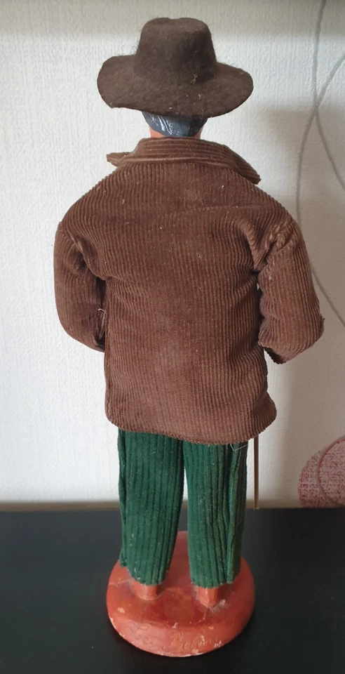 FIGURINE SANTON D'ART - MONTAND - TERRE CUITE - LEI BELORI - 30CM - Photo 2/3