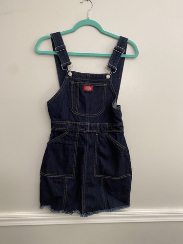 Women’s Dickies Overall Denim Dress - S