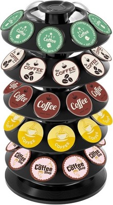 K Cup Holder Coffee Pod Holder Keurig Pods 40 Capsule Spinning Organizer W/ 360°