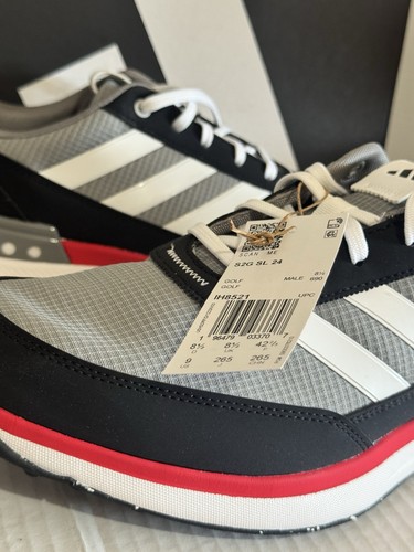 Adidas S2G SL 24 IH8521 grau drei FTWR weiß schwarz ohne Spikes Golfschuhe Herren 10 - Bild 4 von 7