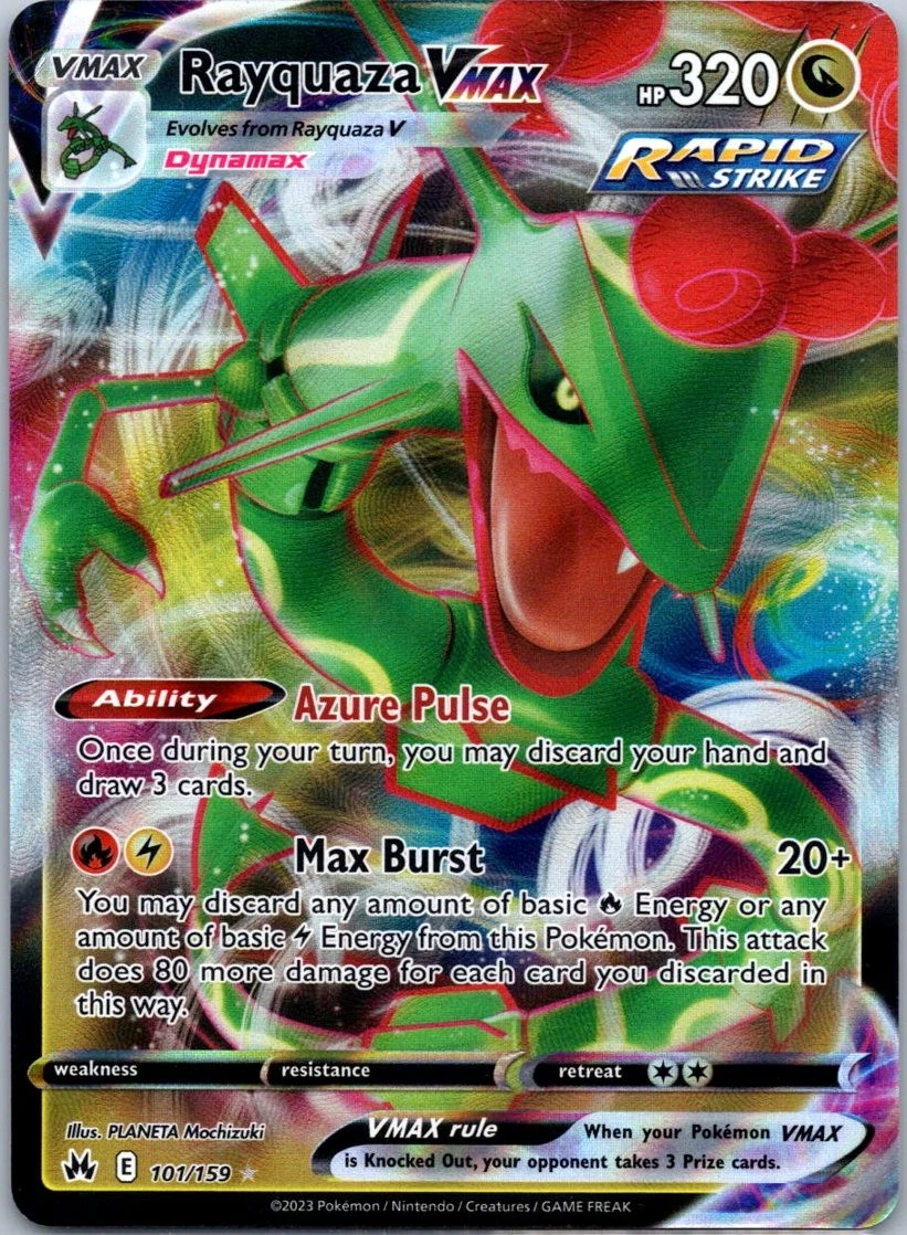 Rayquaza VMAX 101/159 Crown Zenith for sale | eBay