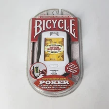 Bicycle 3in1 Electronic Handheld Game Poker - ILLUIMINATED TOUCH-SCREEN - New!