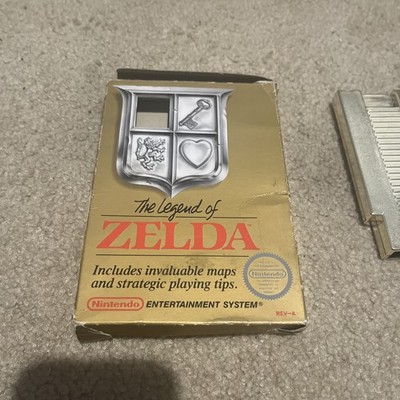 Nintendo NES 1987 the Legend of Zelda Original Gold Cartridge