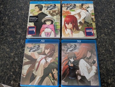 Steins Gate 0 Part 1 And Part 2 Complete Series 8-Disc Blu-ray+Dvd