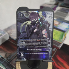 Digimon Card Game Bandai Asuna Shiroki BT25-092 Alt Art Foil Rare Eng Cost 4