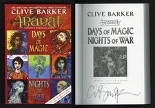 Clive Barker SIGNED AUTOGRAPHED Abarat Days of Magic Nights of War ARC Proof