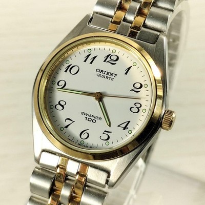Orient Swimmer 100 Ladies Quartz Wristwatch D852AZ-00 Used Rare