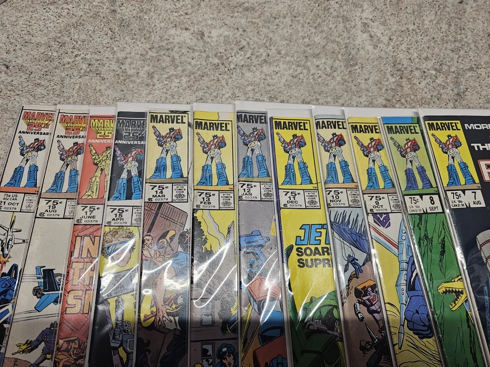 The Transformers Comic Book Lot Of 12 1985/86 Marvel - Image 2 of 4
