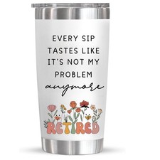 Retirement Gift for Woman Men 2026-20 Oz Tumbler-Coworker Leaving,Goodbye, Go...