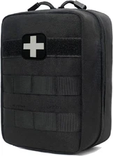 First Aid Kit EMT Medical IFAK Pouch Molle Tactical Med Emergency Black