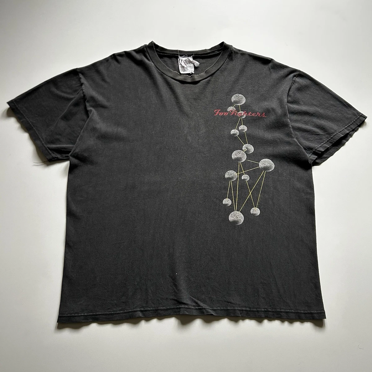 Foo Fighters T Shirt The Colour And The Shape Band Logo Nuevo Oficial Hombre Azul
