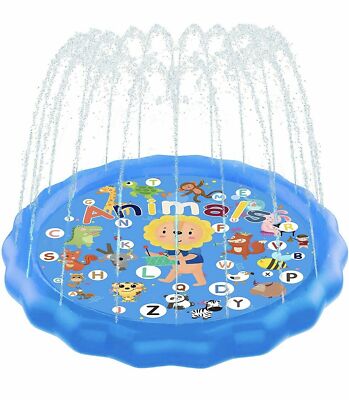 Kidcia Splash Pad 68 inch Sprinkler for Kids & Toddlers Kids Sprinkler Pool