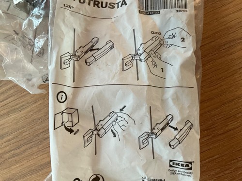 5 x Set IKEA UTRUSTA 125 / Dämpfer originalverpackt - Bild 3 von 4