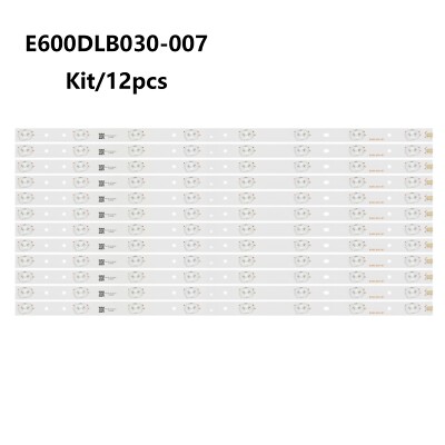 Kit/12pcs LED Backlight Strips For VIZIO E60-C3 E600DLB030-007 E60DLBE605F