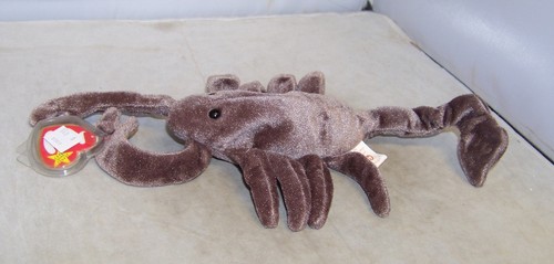 TY BEANIE BABY STINGER SCORPION BEAN BAG BEANIE PLUSH NEW WITH TAG PROTECTOR 8"
