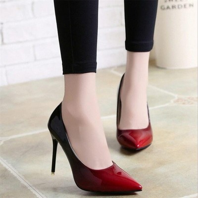 Zapatos De Mujer Tacones Altos De Moda Bombas Elegantes Zapato De Fiesta  Vestir | eBay