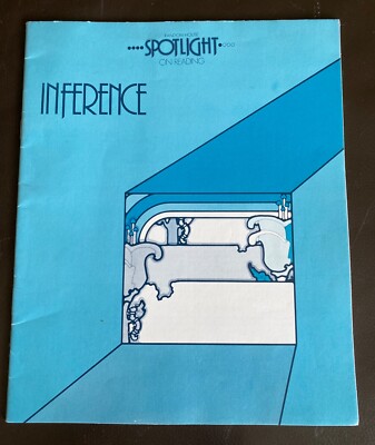Vintage 1978  ~ Spotlight on Reading Inference ~ Workbook USA  E. Haworth  Blue