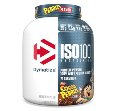 Dymatize ISO 100 Hydrolyzed Whey Protein 5 LBS [Cocoa Pebbles]