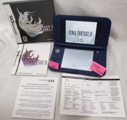 Final Fantasy IV 4 DS AUTHENTIC Nintendo COMPLETE Case Manual FF4 cib fantsy