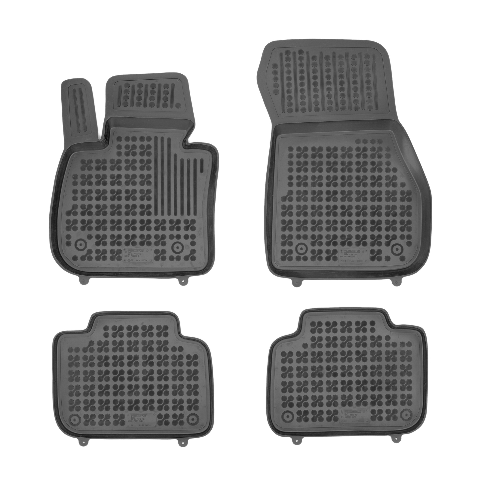 Tapis voiture en caoutchouc imperméable Rezaw-Plast pour BMW X1 F48 2016-2022