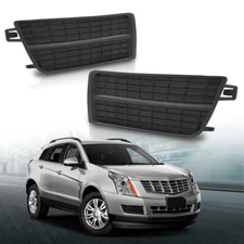 Fit For 2010-2016 Cadillac SRX Front Bumper Insert Fog Light Cover Left+Right