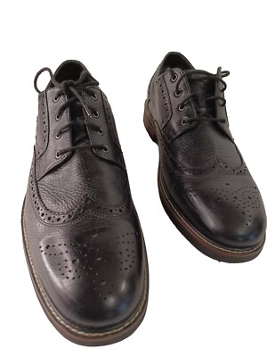 Nunn Bush Black Leather Wingtip Oxfords Nelson Wingtip Oxford Men main image 3