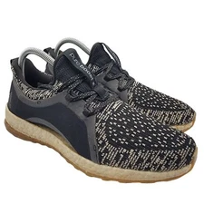 Adidas Pure Boost X Womens All Terrain Running Shoes BY2691 Black Whte Size 8