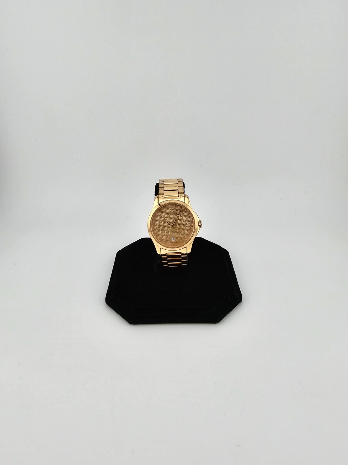 Gucci G-Timeless Womens Rose Gold Dial Swiss Luxury Watch YA126567