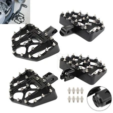 Front Rear Foot Pegs Floorboards MX Style For Harley Softail Low Rider Fat Bob 