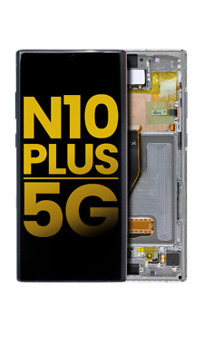 OLED Assembly With Frame Compatible Samsung Galaxy Note 10 Plus / 5G Aura Glow