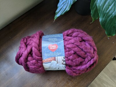 New Red Heart Boutique Irresistible Yarn Burgundy