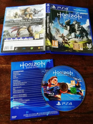 Horizon Zero Dawn Ps4 Perfetta Edizione Italiana Completa Disco a Specchio  | eBay