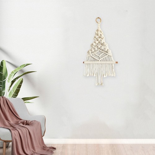 Holiday Charm Decor Decoration Style Hanging Tapestry with Braided for Dorms - Picture 4 of 12