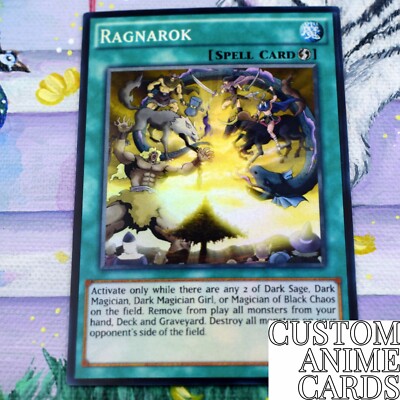 Ragnarok dyi ANIME EFFECT HOLO card