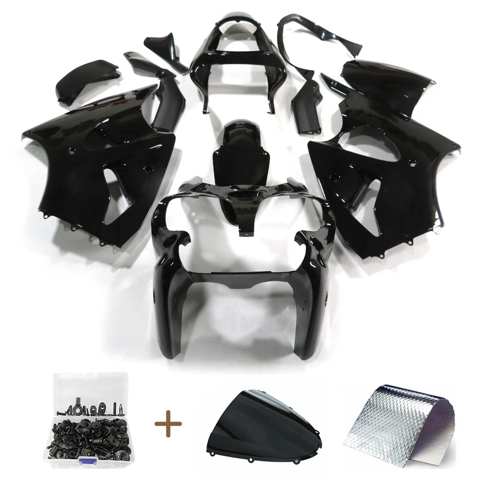 For Kawasaki Ninja ZX6R 2000-2002 ZZR600 2005-2008 Fairings Kit Bodywork + Bolts - Изображение 3 из 4