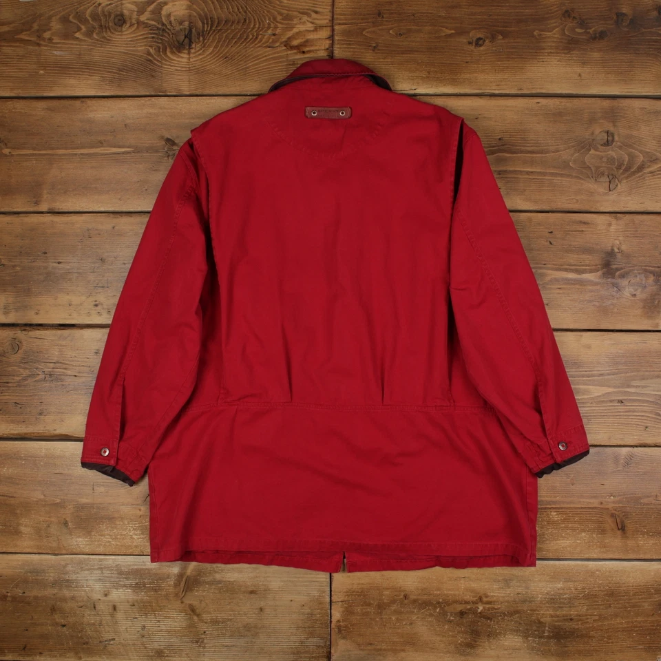Vintage SPerry Workwear Jacket 2XL Sailing Barn Chore Red — 第 2/4 张图片